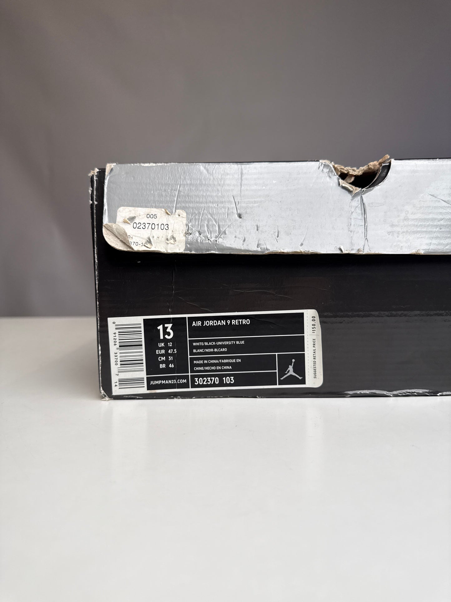 Air Jordan 9 Powder Blue UNC