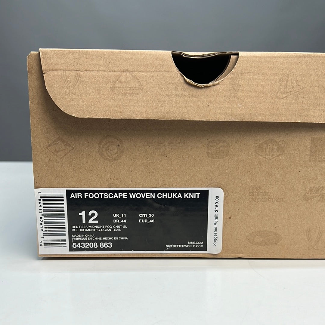 Nike Air Footscape Woven China Knit Red Reef