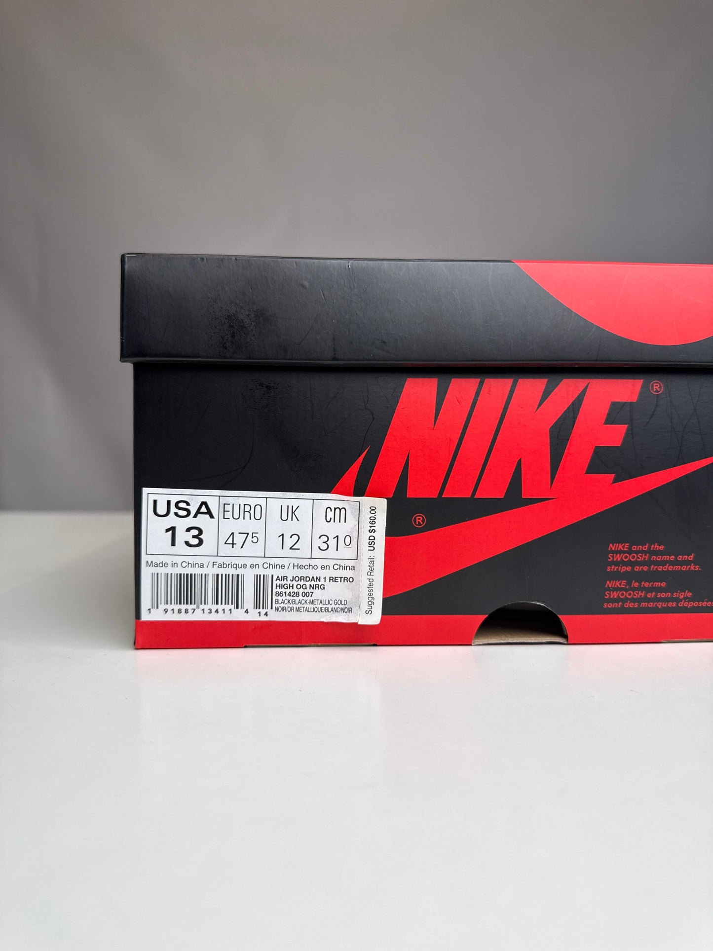 Air Jordan 1 High OG Gold Toe