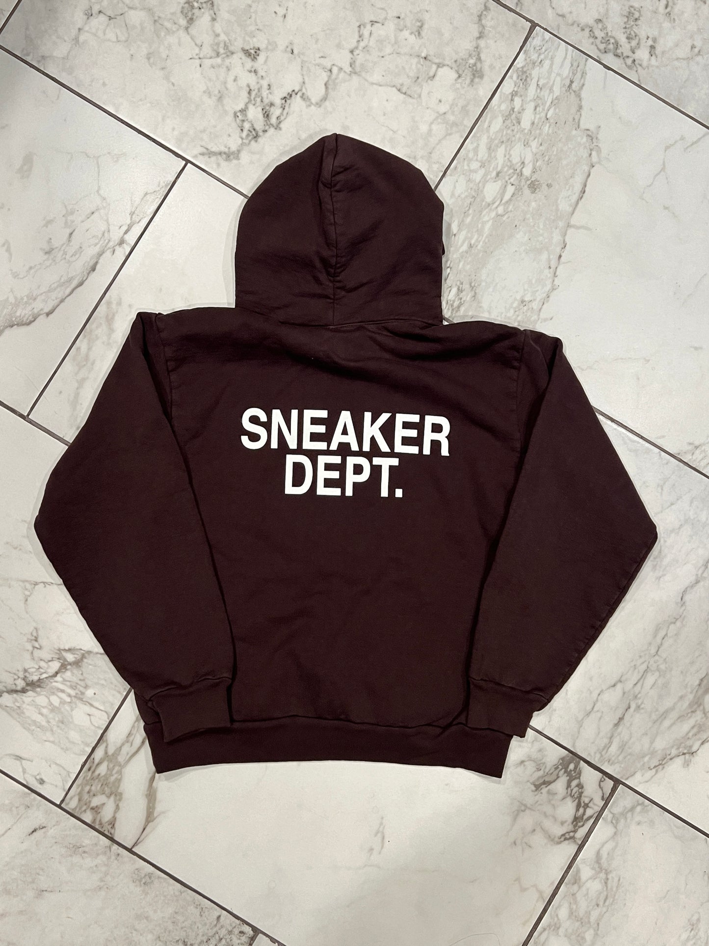 SNEAKER DEPT. - BROWN HOODIE