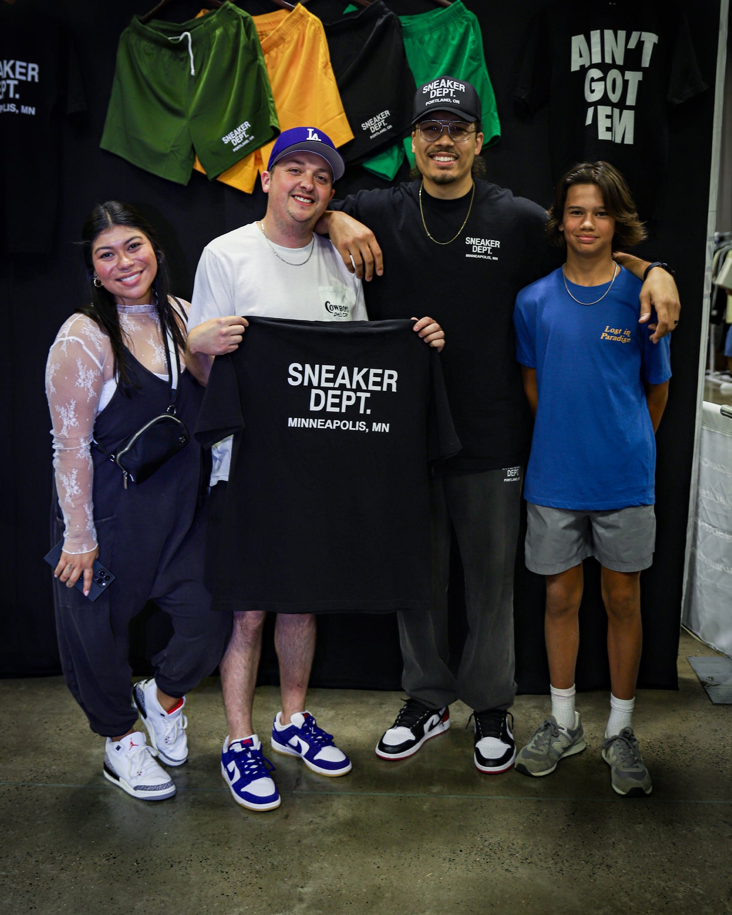 SNEAKER DEPT. MINNEAPOLIS - BLACK TEE