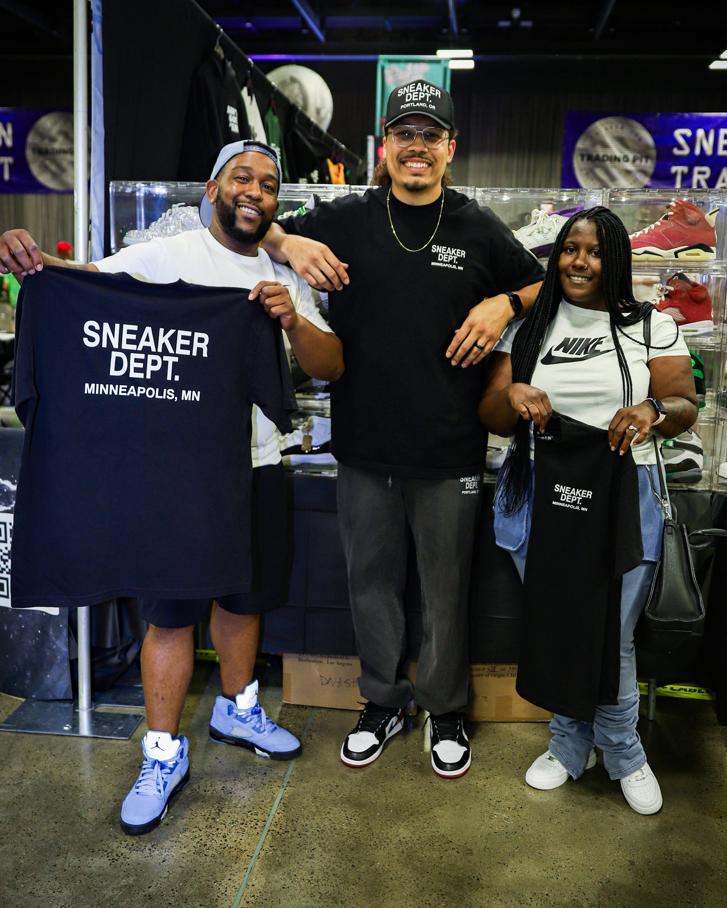 SNEAKER DEPT. MINNEAPOLIS - BLACK TEE