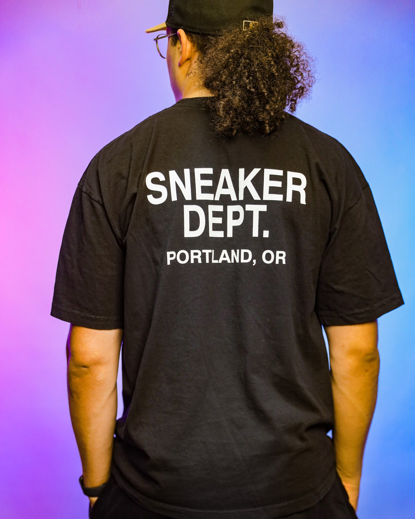 SNEAKER DEPT. PORTLAND - BLACK TEE