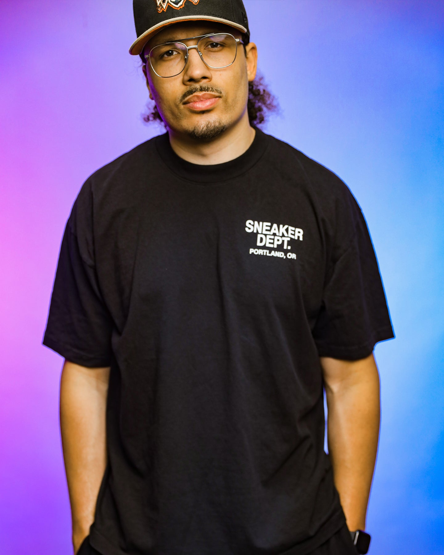 SNEAKER DEPT. PORTLAND - BLACK TEE