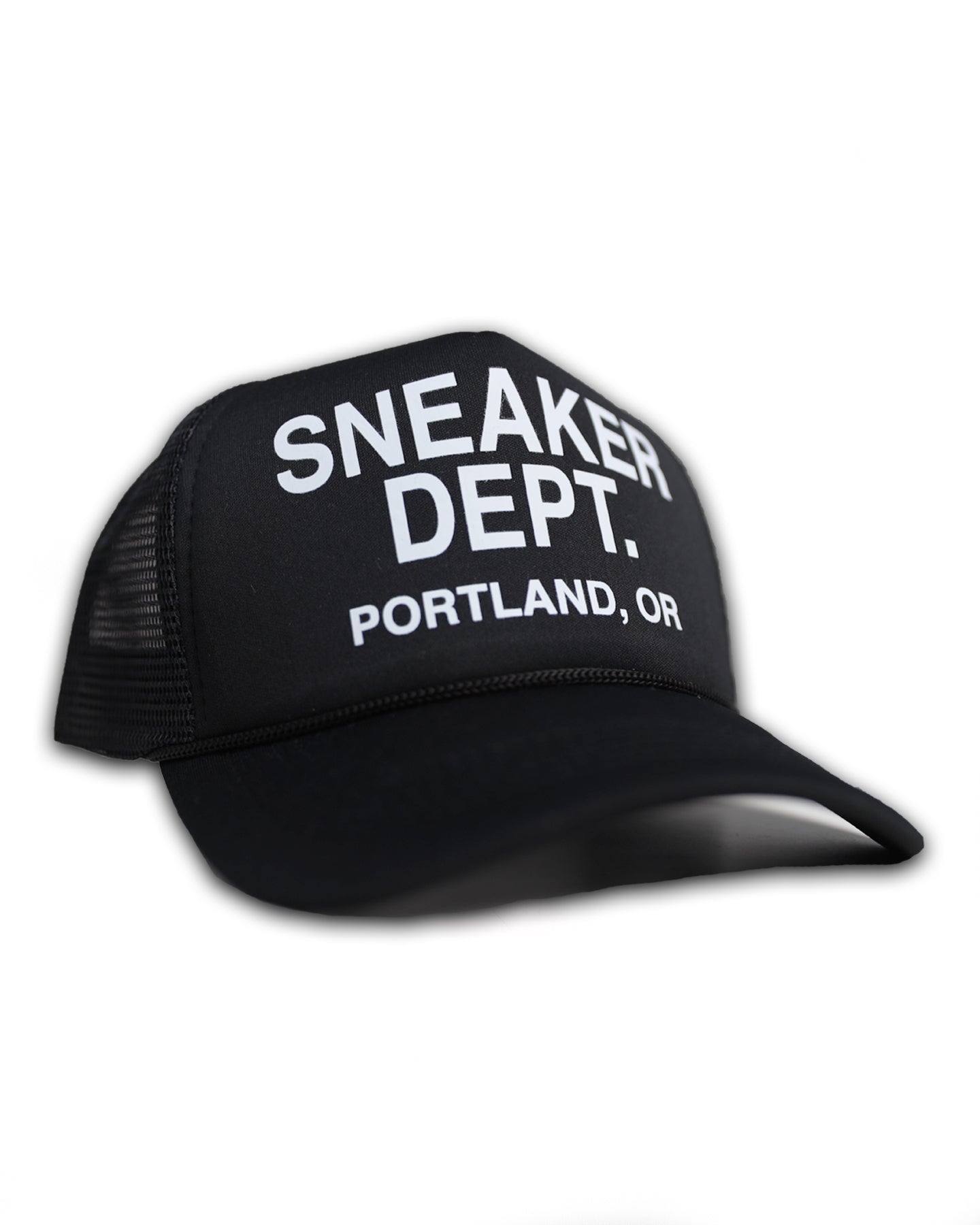 SNEAKER DEPT. TRUCKER PDX - BLACK