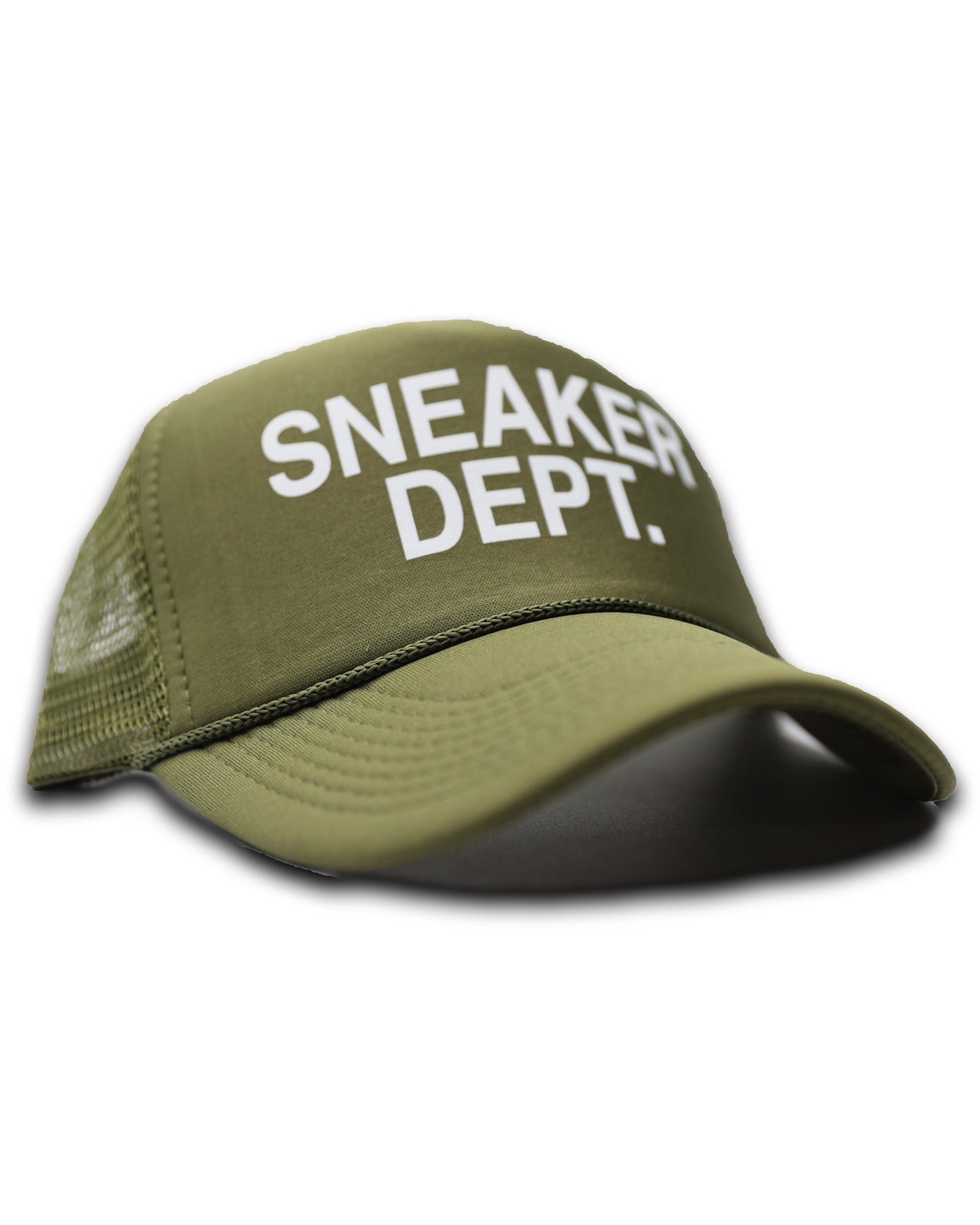 SNEAKER DEPT. TRUCKER - OLIVE
