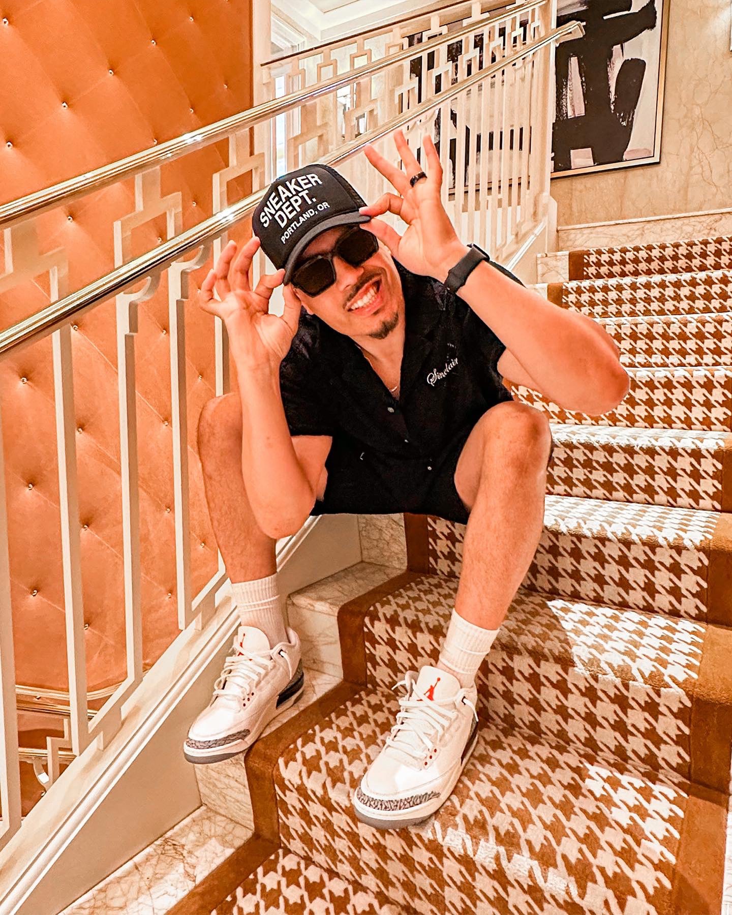 SNEAKER DEPT. TRUCKER PDX - BLACK