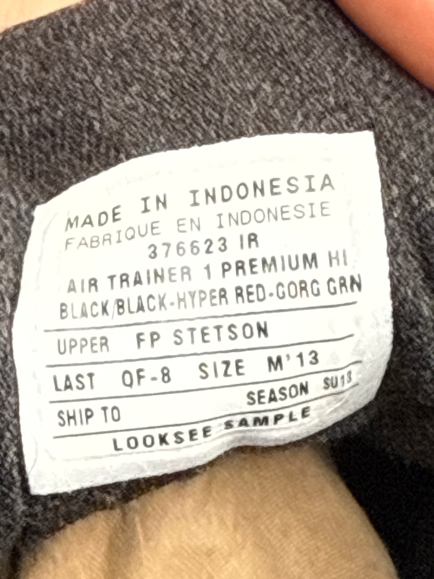 Nike Air Trainer 1 PRM Gucci SAMPLE