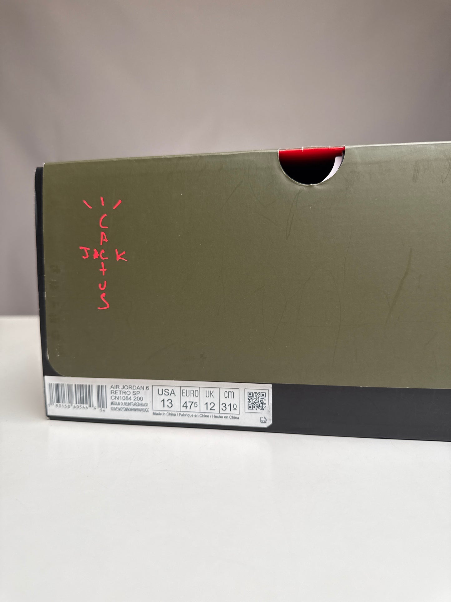 Air Jordan 6 Travis Scott Olive
