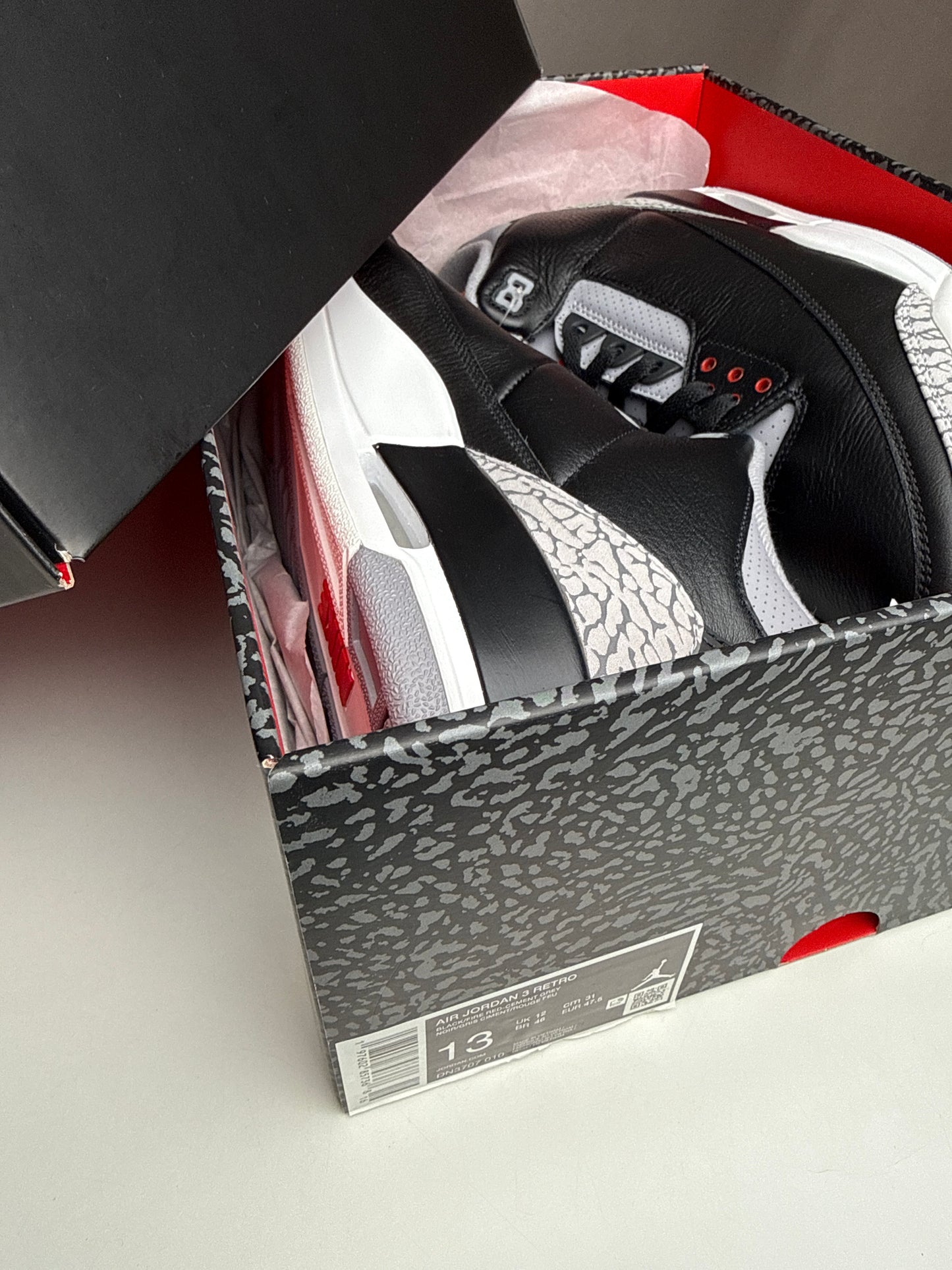 Air Jordan 3 Black Cement 2024