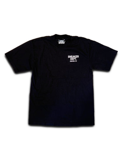 SNEAKER DEPT. DENVER - BLACK TEE