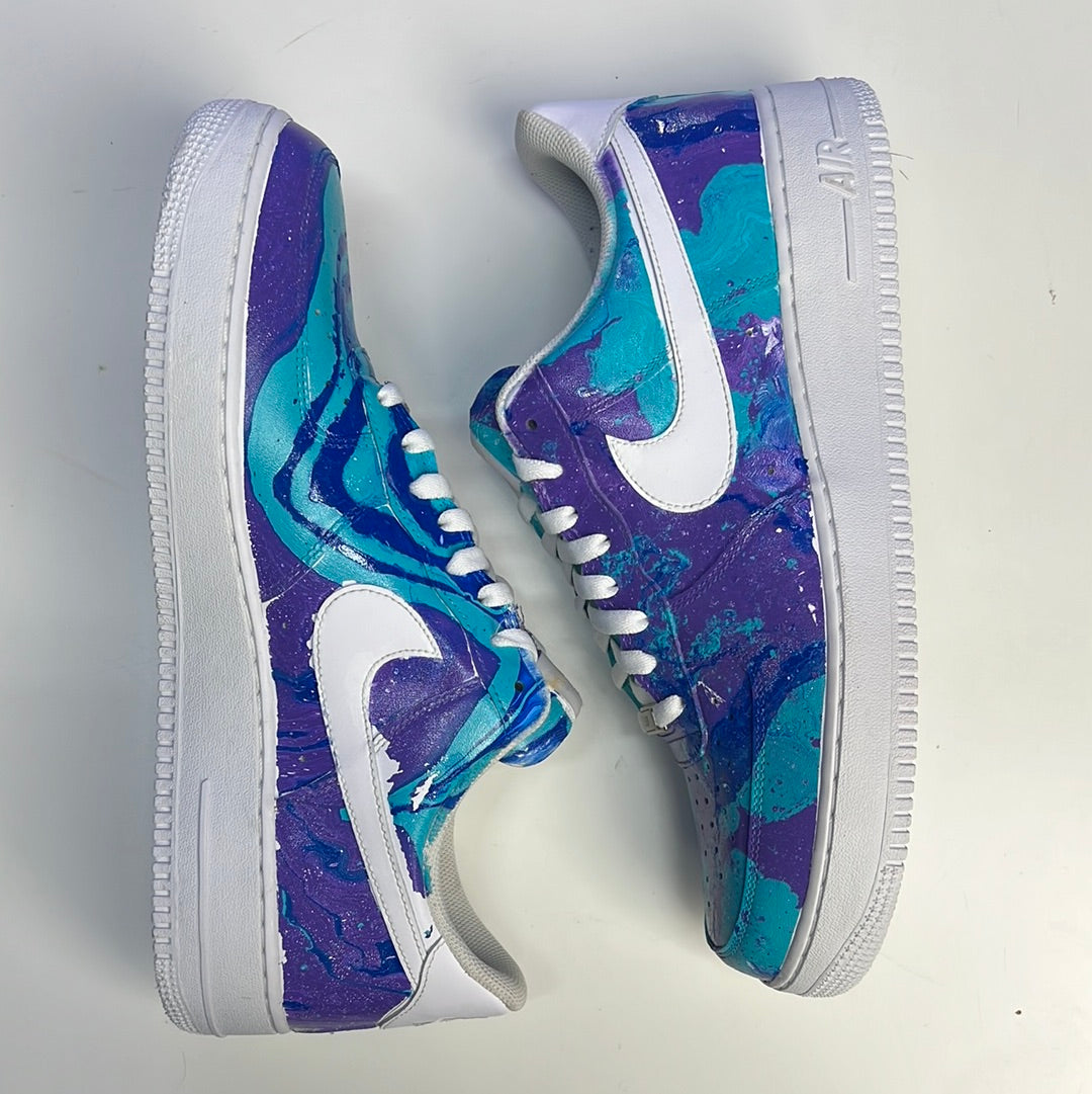 Nike Hydro-Dipped Air Force Ones AF1 Customize your Nike AIR Force with Hydro Dipping - YouTube main image 4