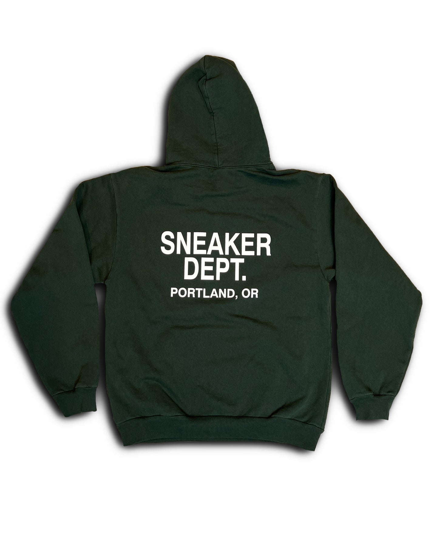 SNEAKER DEPT. PORTLAND - GREEN HOODIE