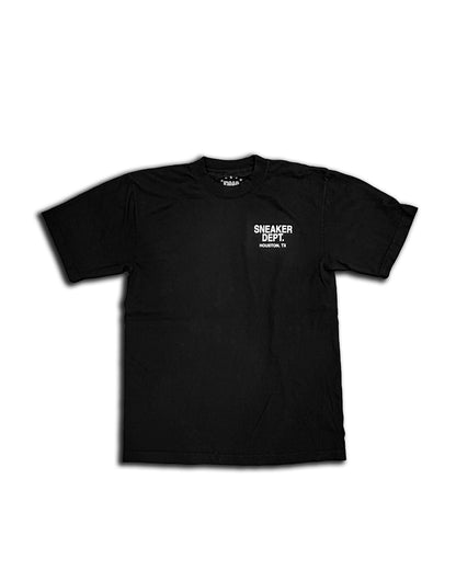 SNEAKER DEPT. HOUSTON - BLACK TEE