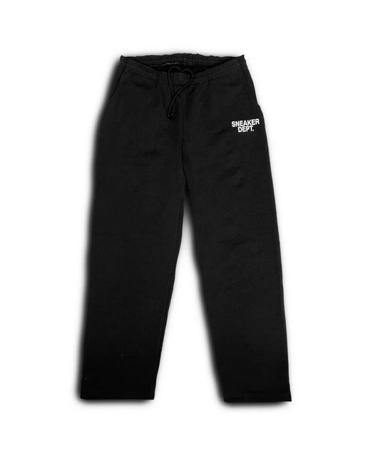 SNEAKER DEPT. - BLACK SWEATS (STRAIGHT LEG)